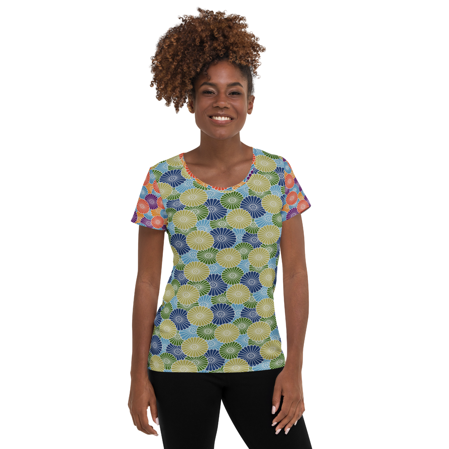 Mum Green Athletic T-shirt