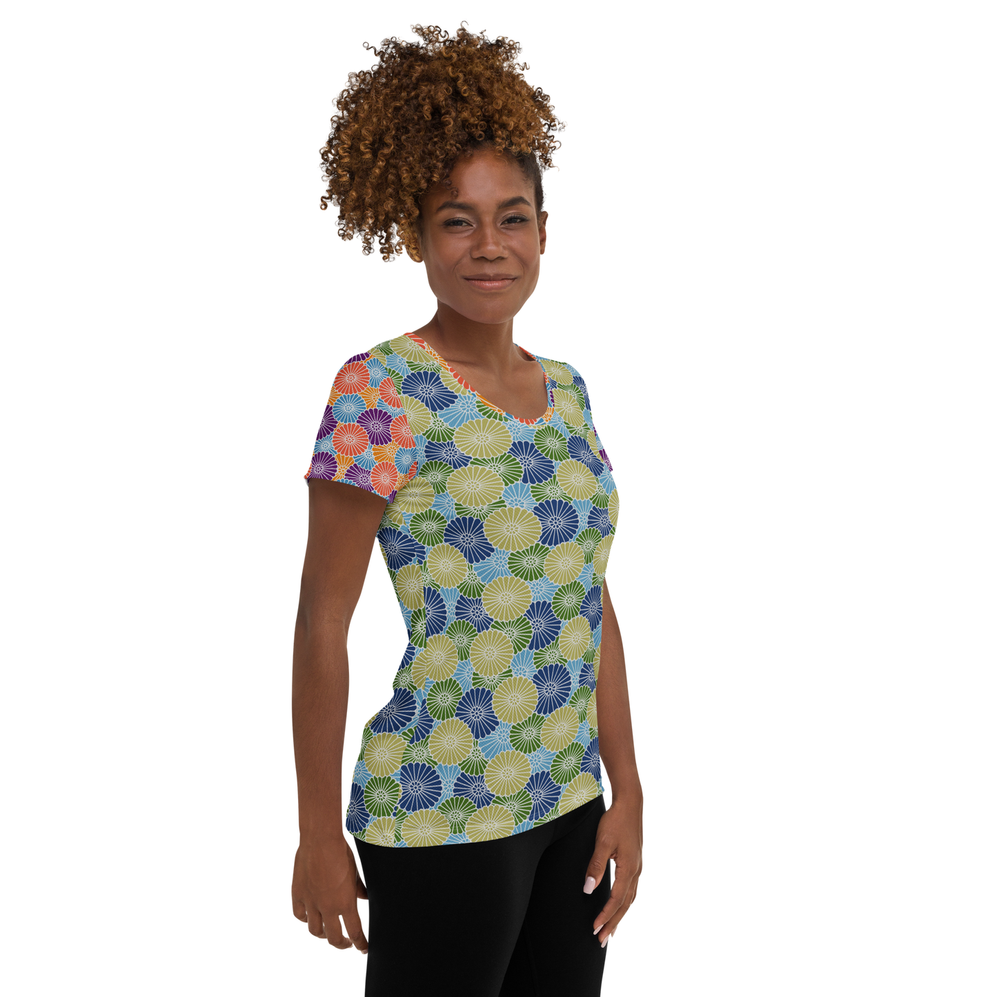 Mum Green Athletic T-shirt