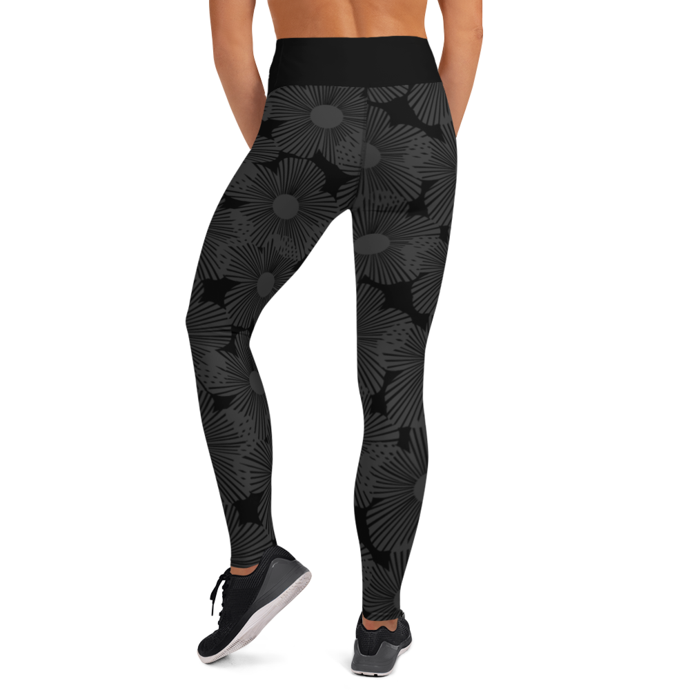 Diddy Flower Leggings - Black