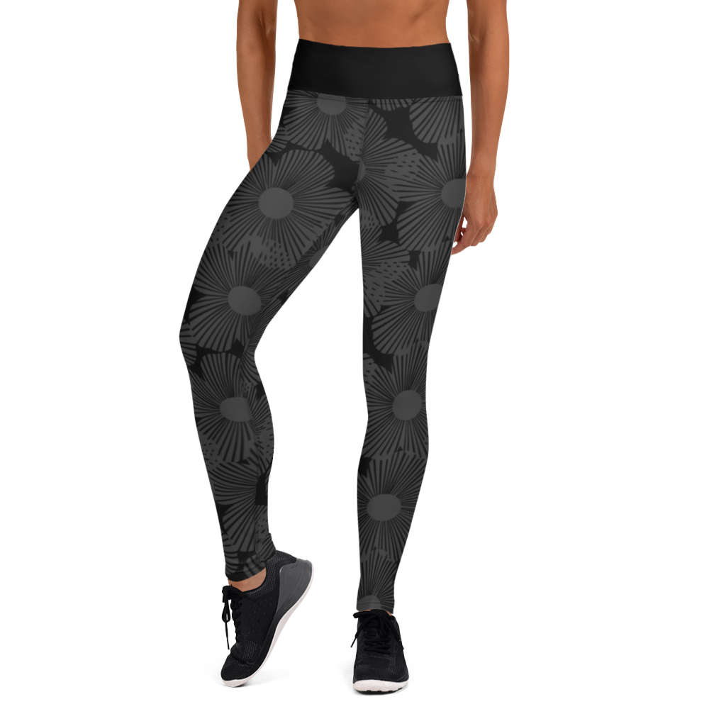 Diddy Flower Leggings - Black