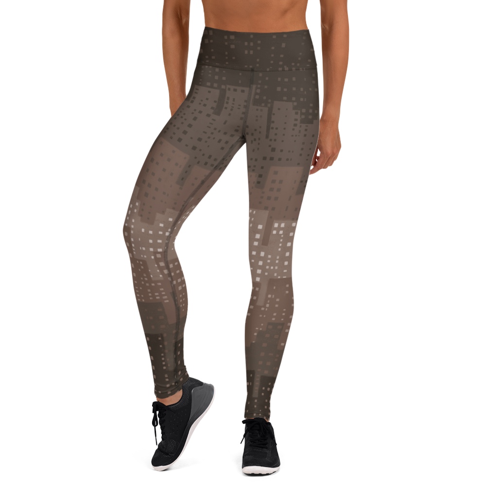 CityScape Brown Leggings