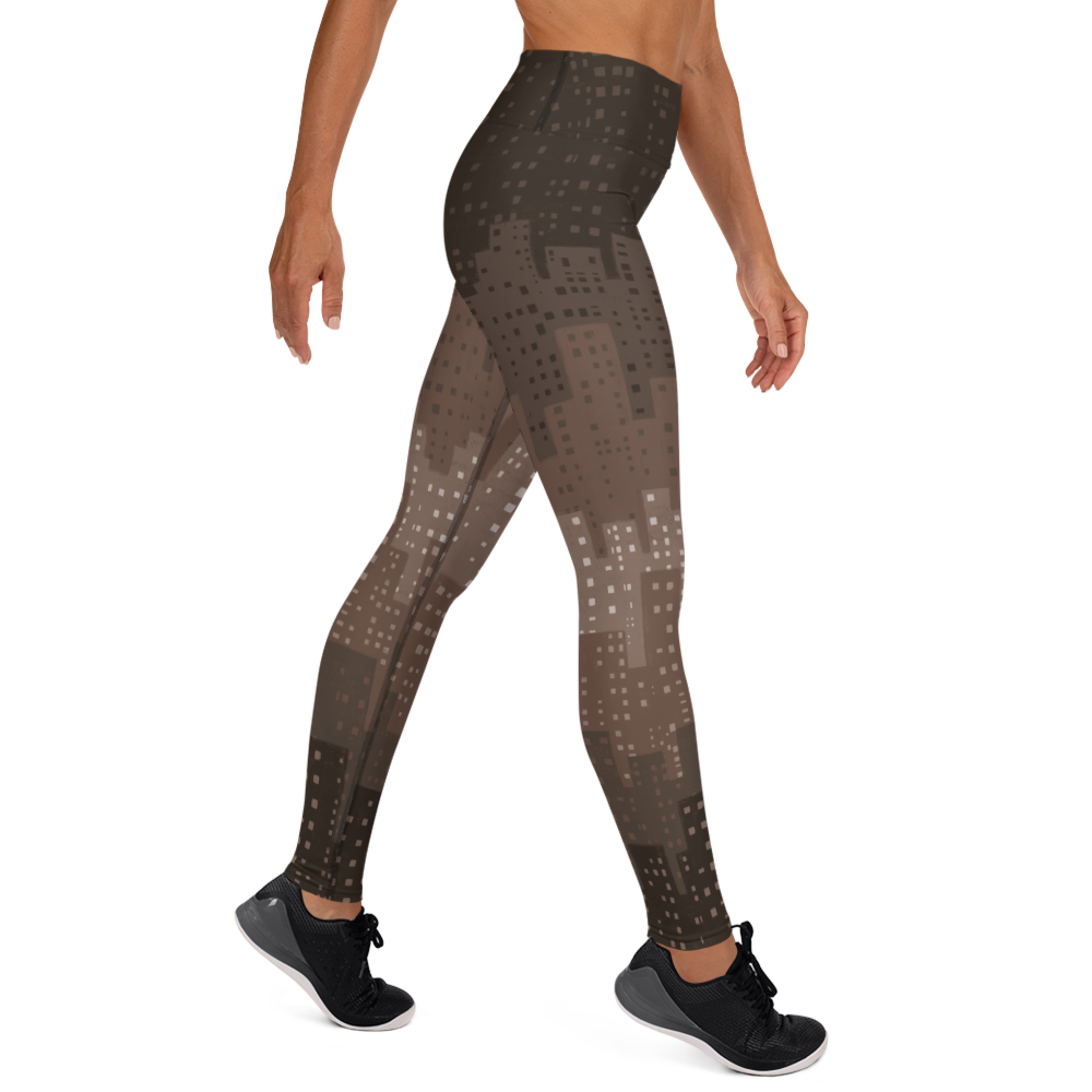 CityScape Brown Leggings