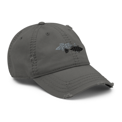 Distressed Dad Hat Gray