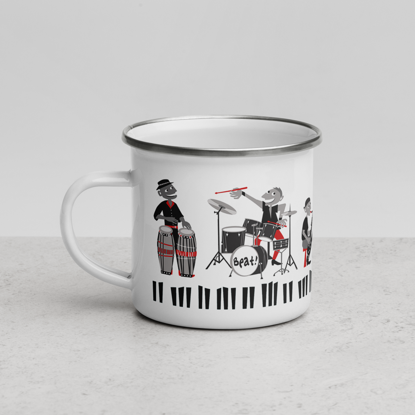 The Band Enamel Mug