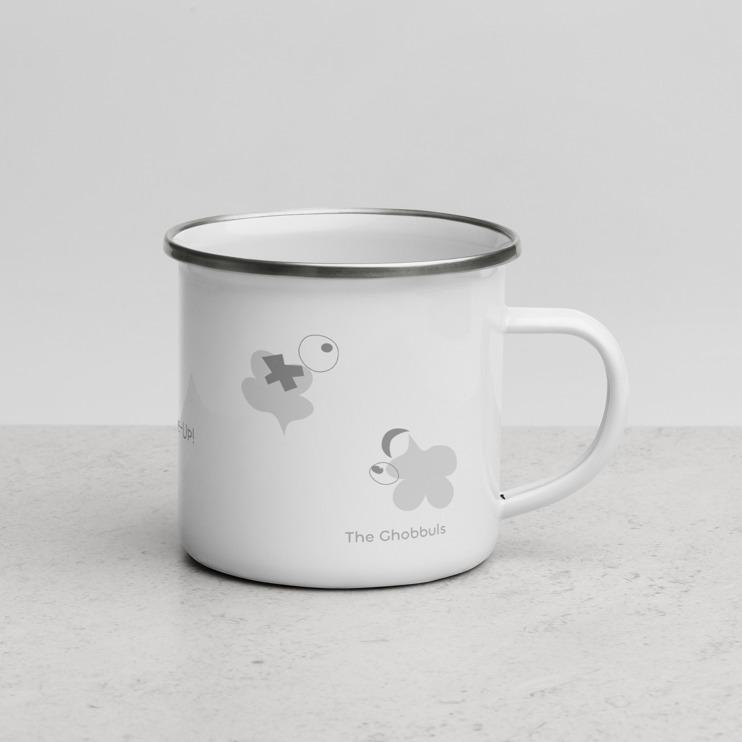 Never Give-Up! Enamel Mug