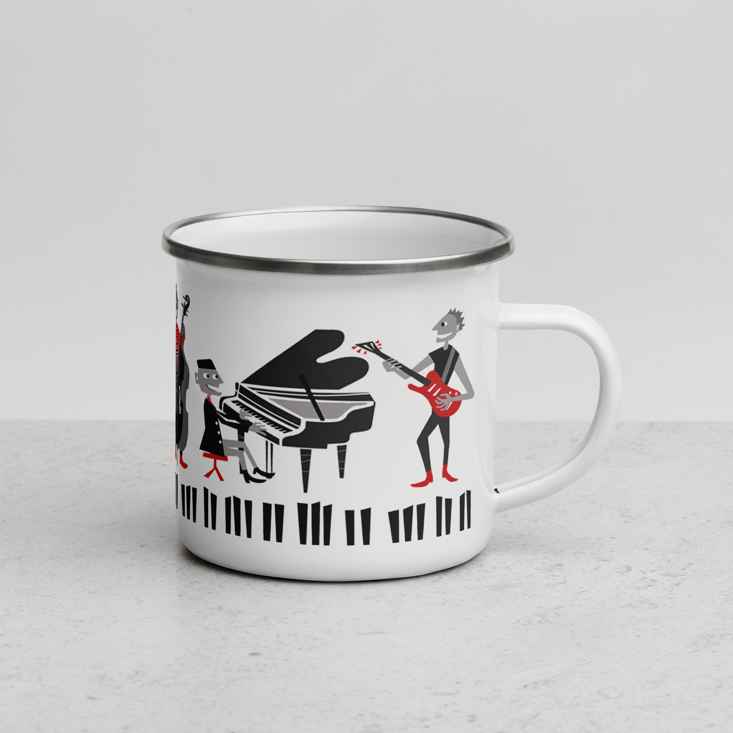 The Band Enamel Mug