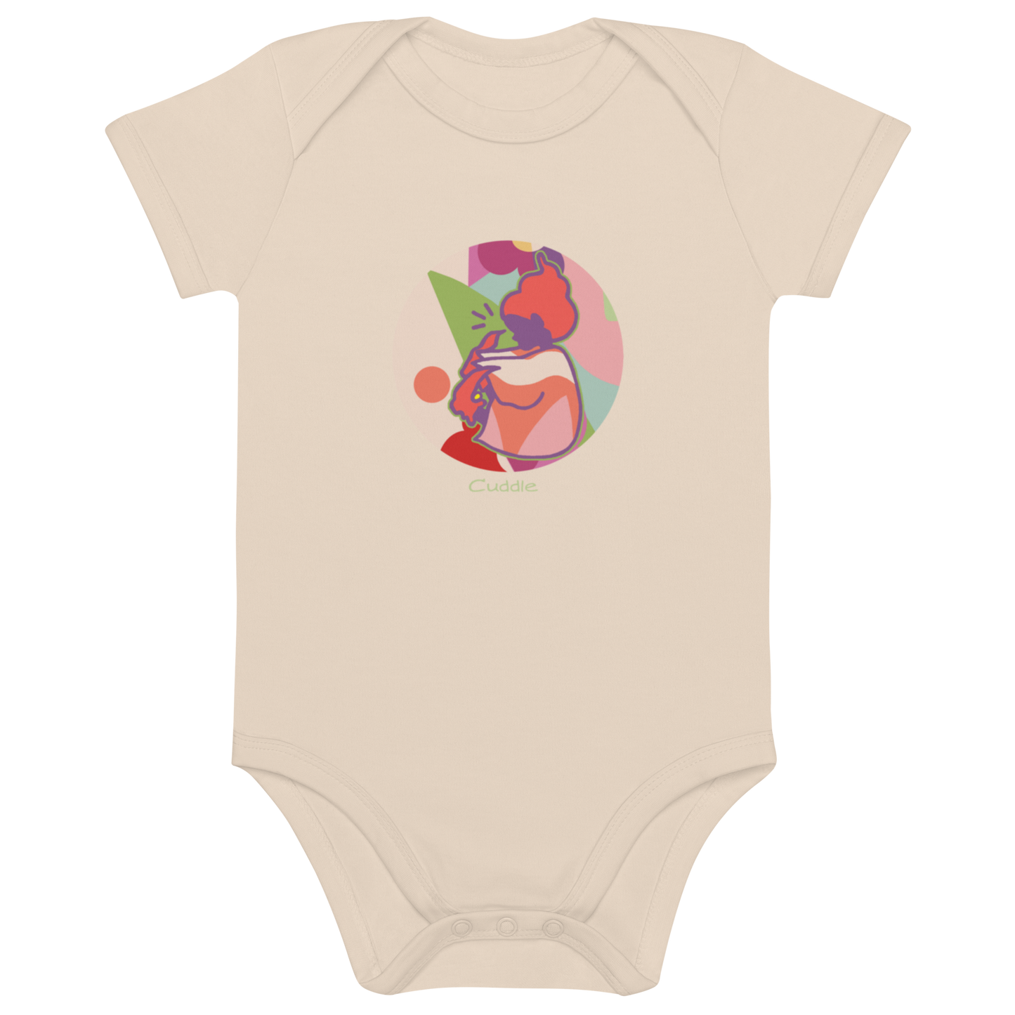 Cuddle Organic cotton baby bodysuit