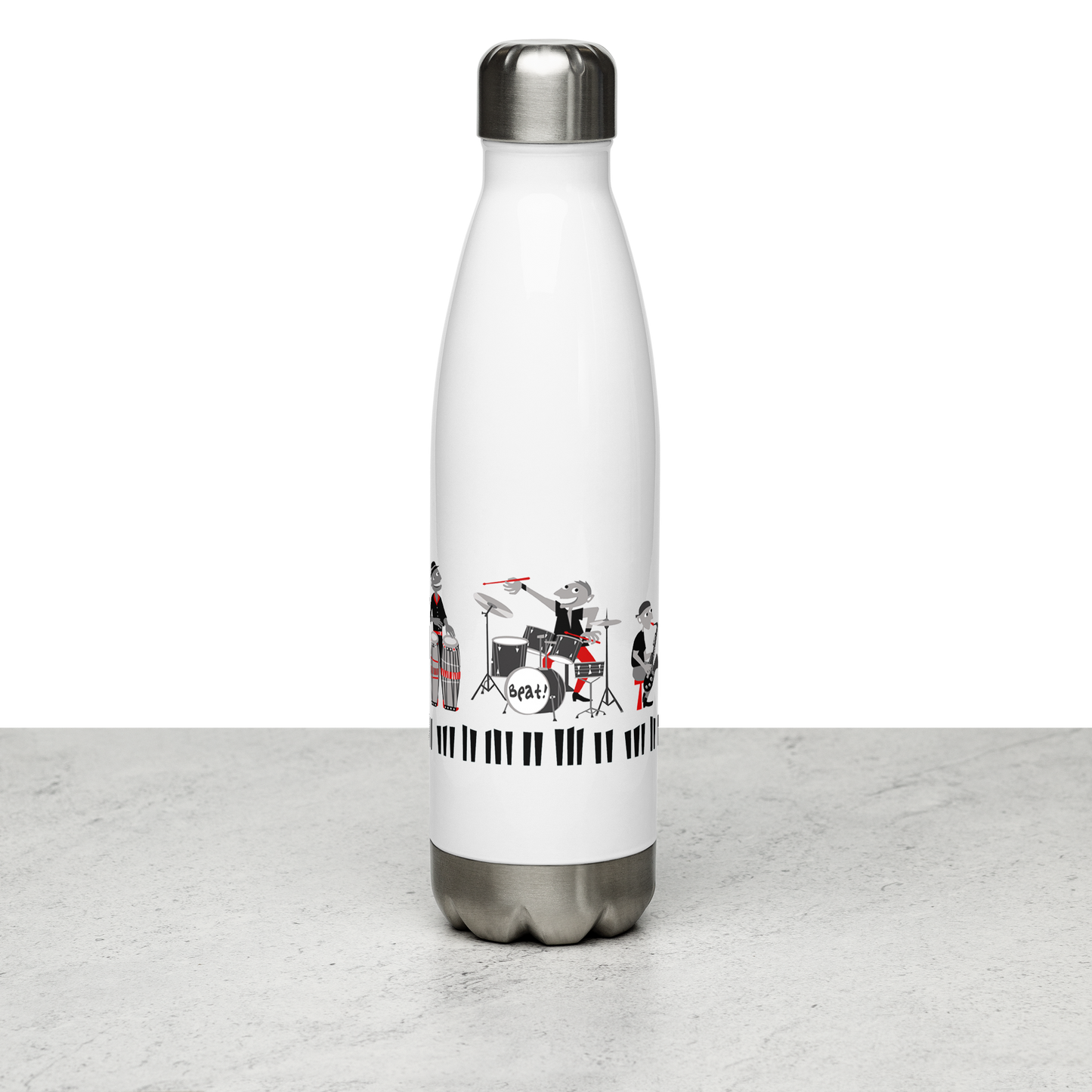 The band Stainless Steel Water Bottle