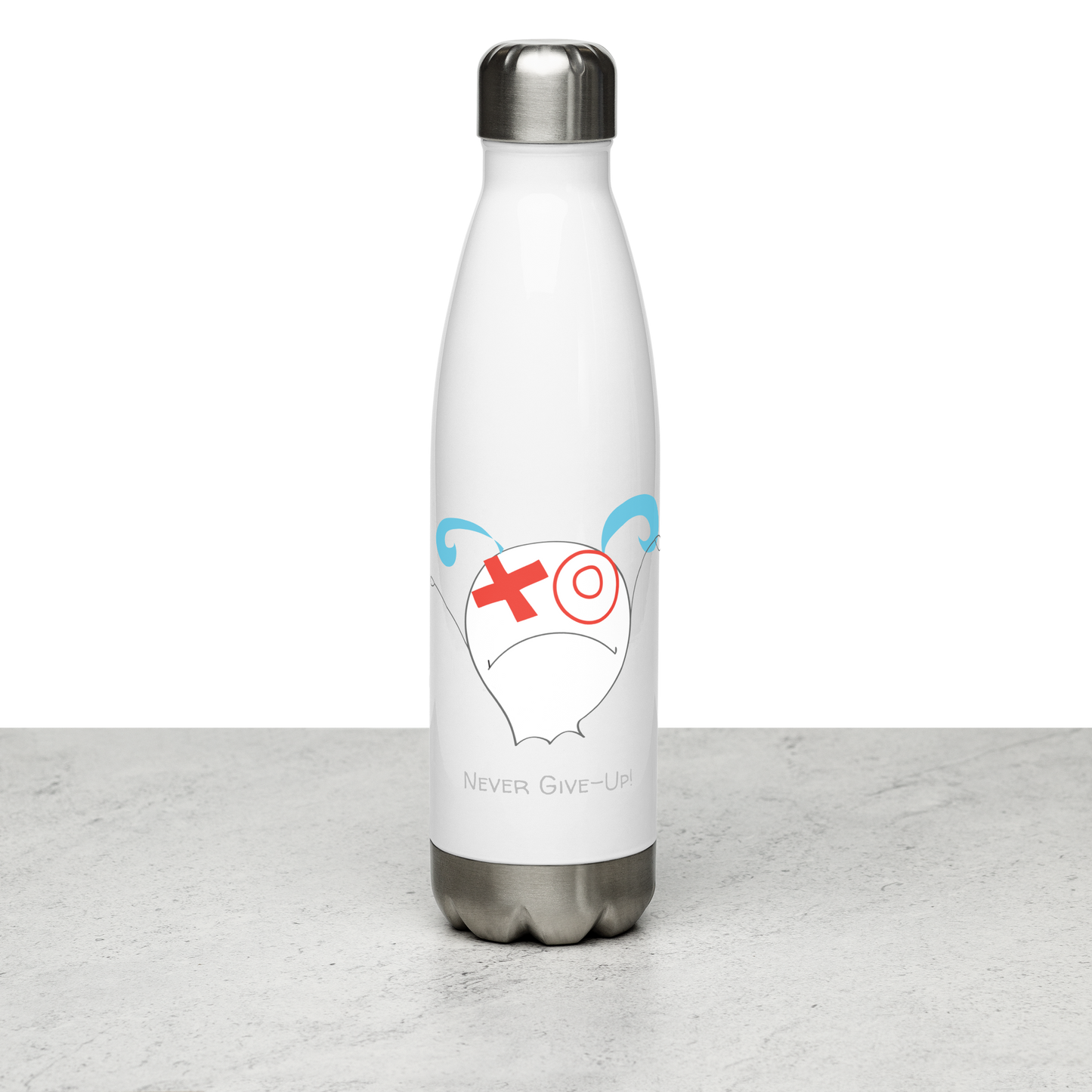 Never Give-Up! The Ghobbuls Stainless Steel Water Bottle