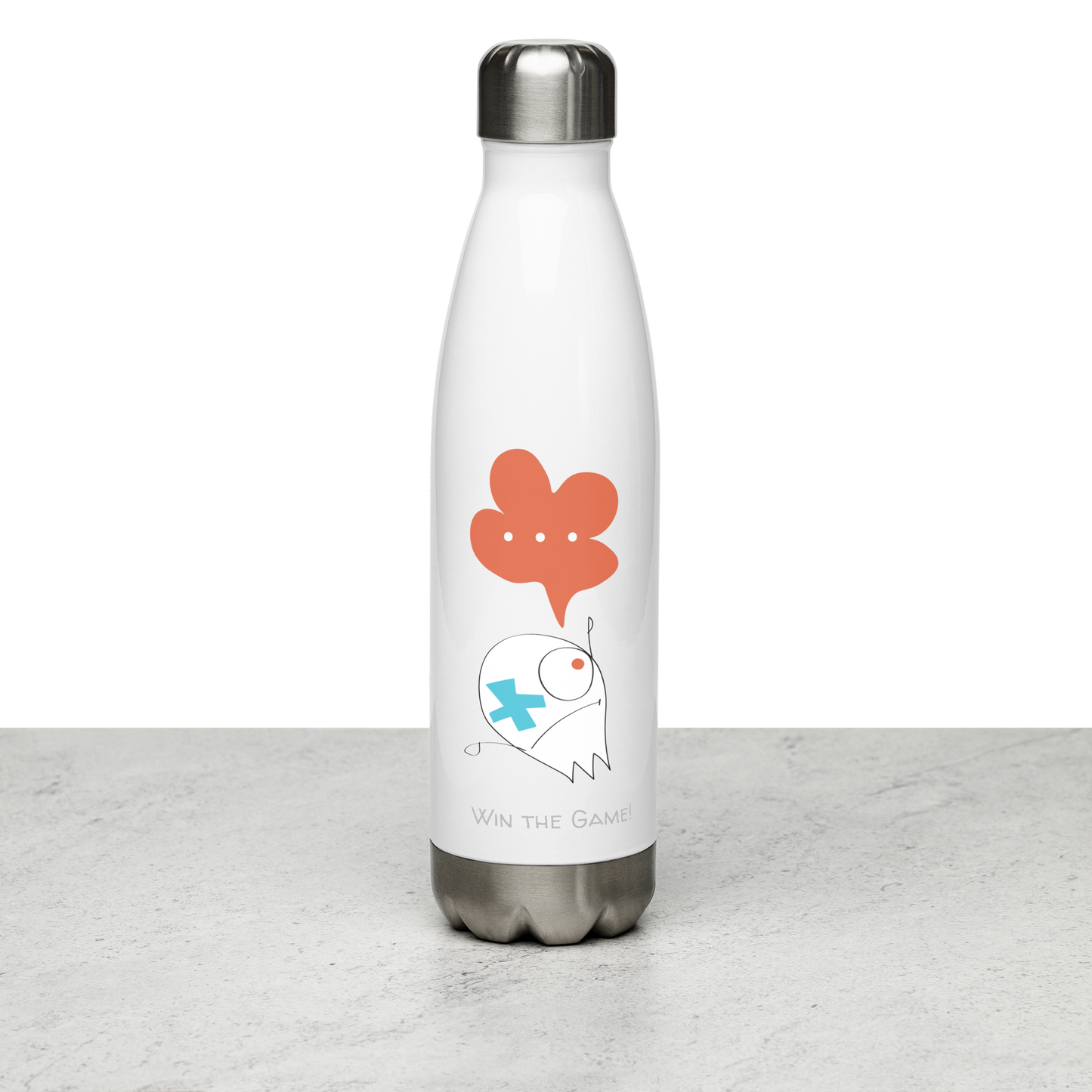 Win the Game! Stainless Steel Water Bottle