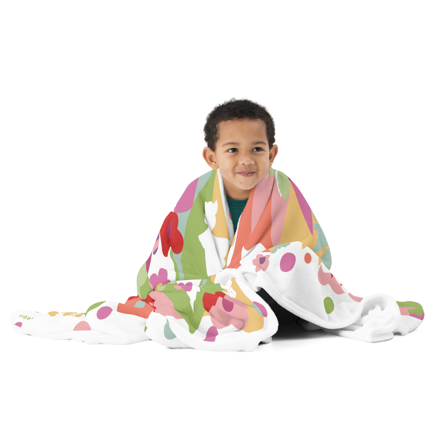 At the Garden Throw Blanket