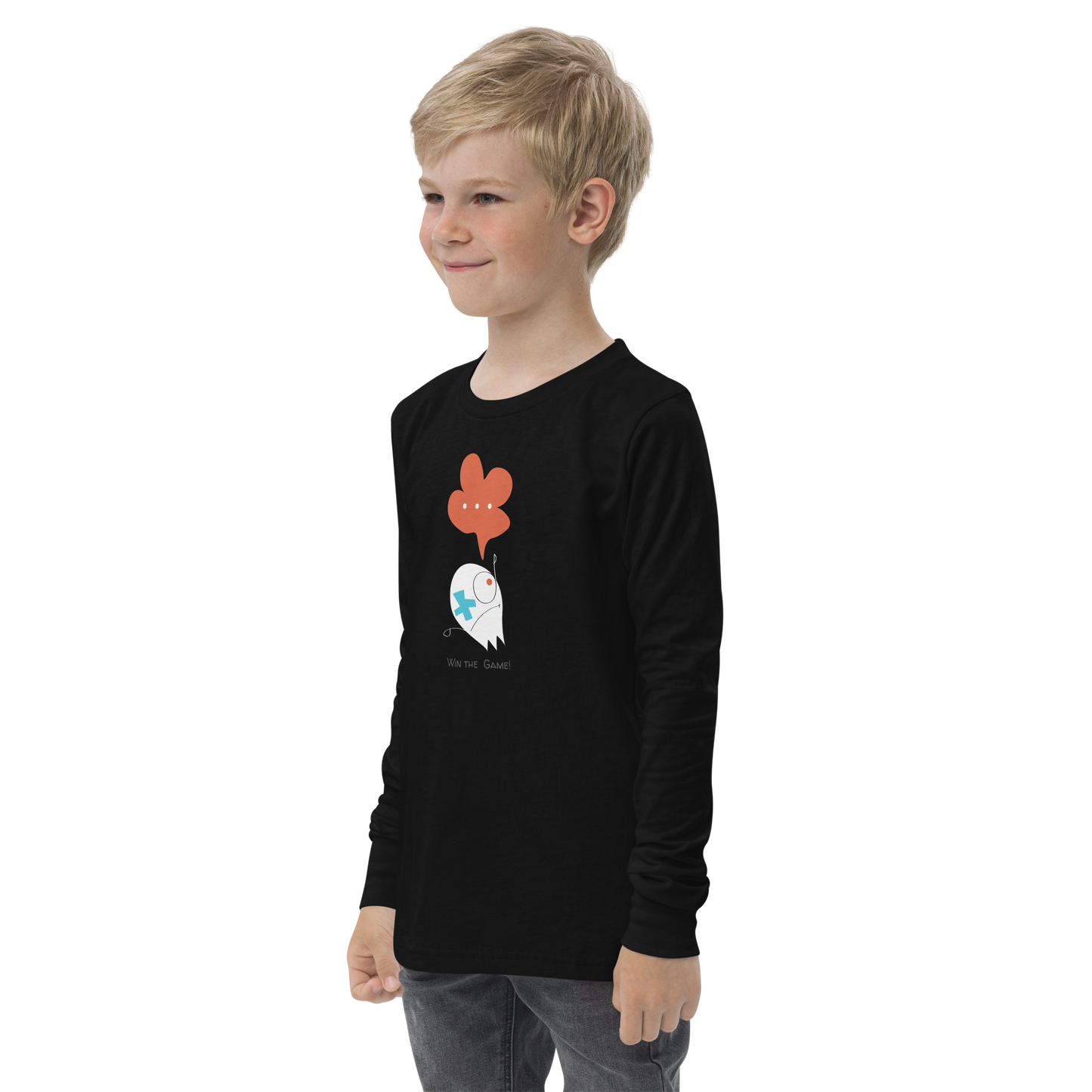 Win the Game! Youth long sleeve tee