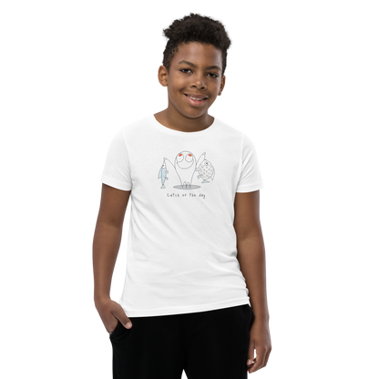 Catch of the Day Grey & White Youth T-Shirt