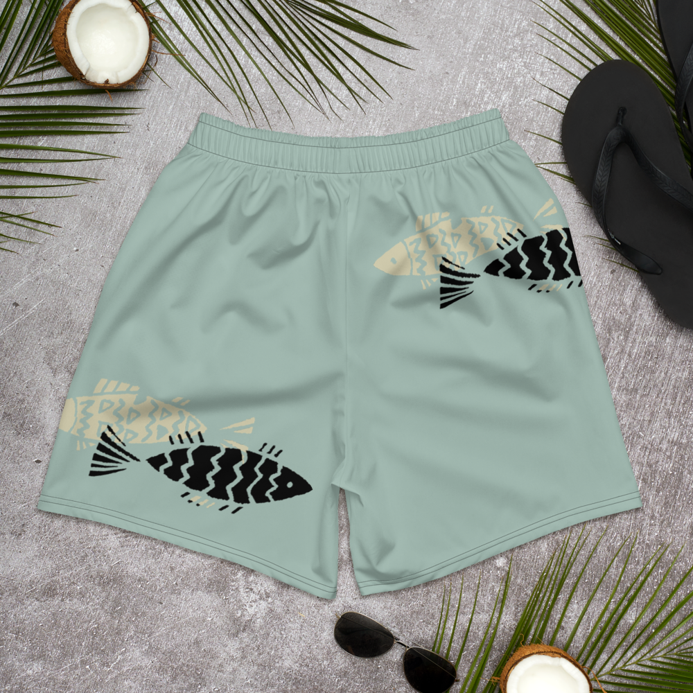 Fishing Day Opal Athletic Shorts