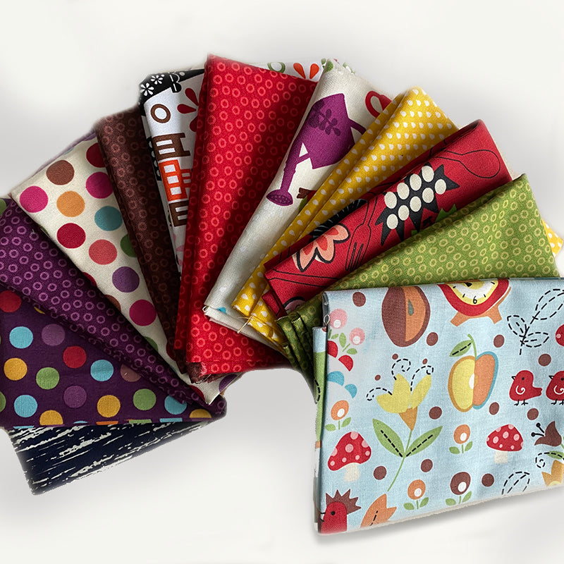 Assorted 12 fat quarter bundle - 4