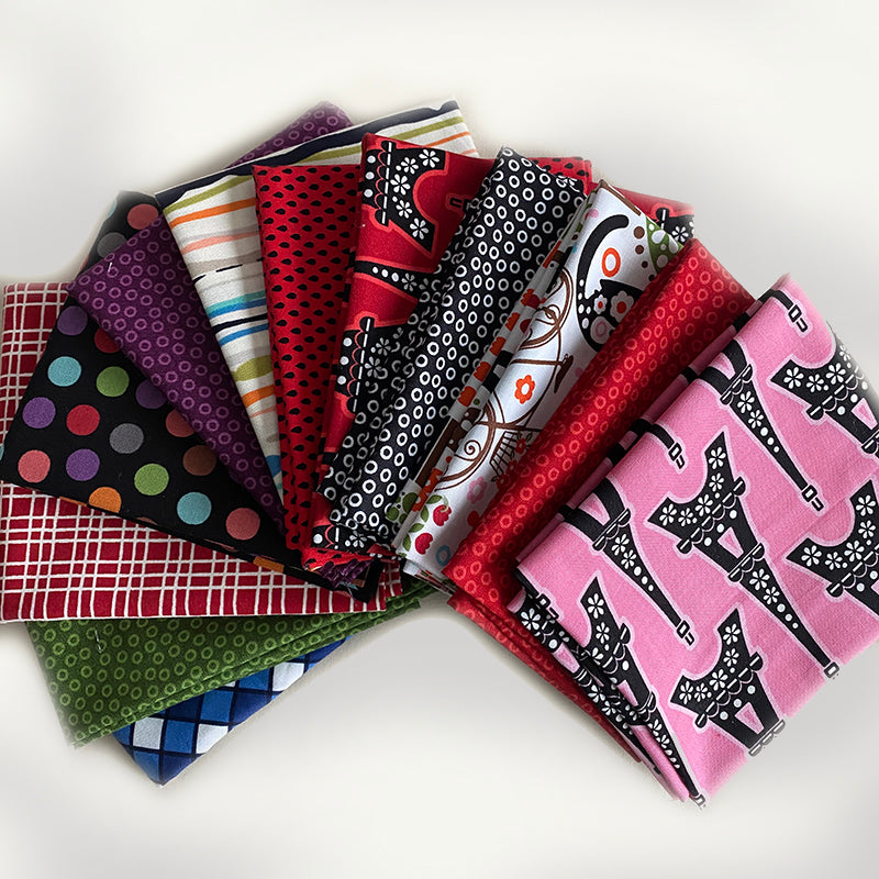 Assorted 12 fat quarter bundle - 3