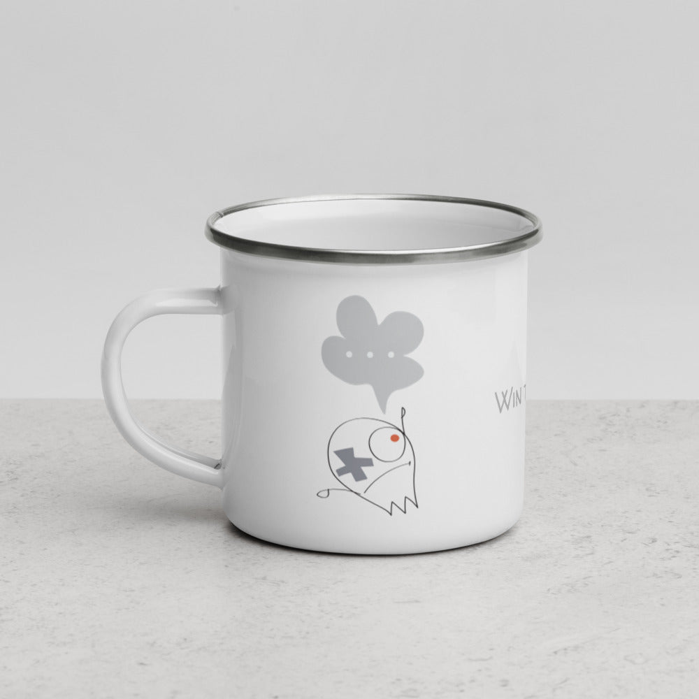 Win the Game! Enamel Mug