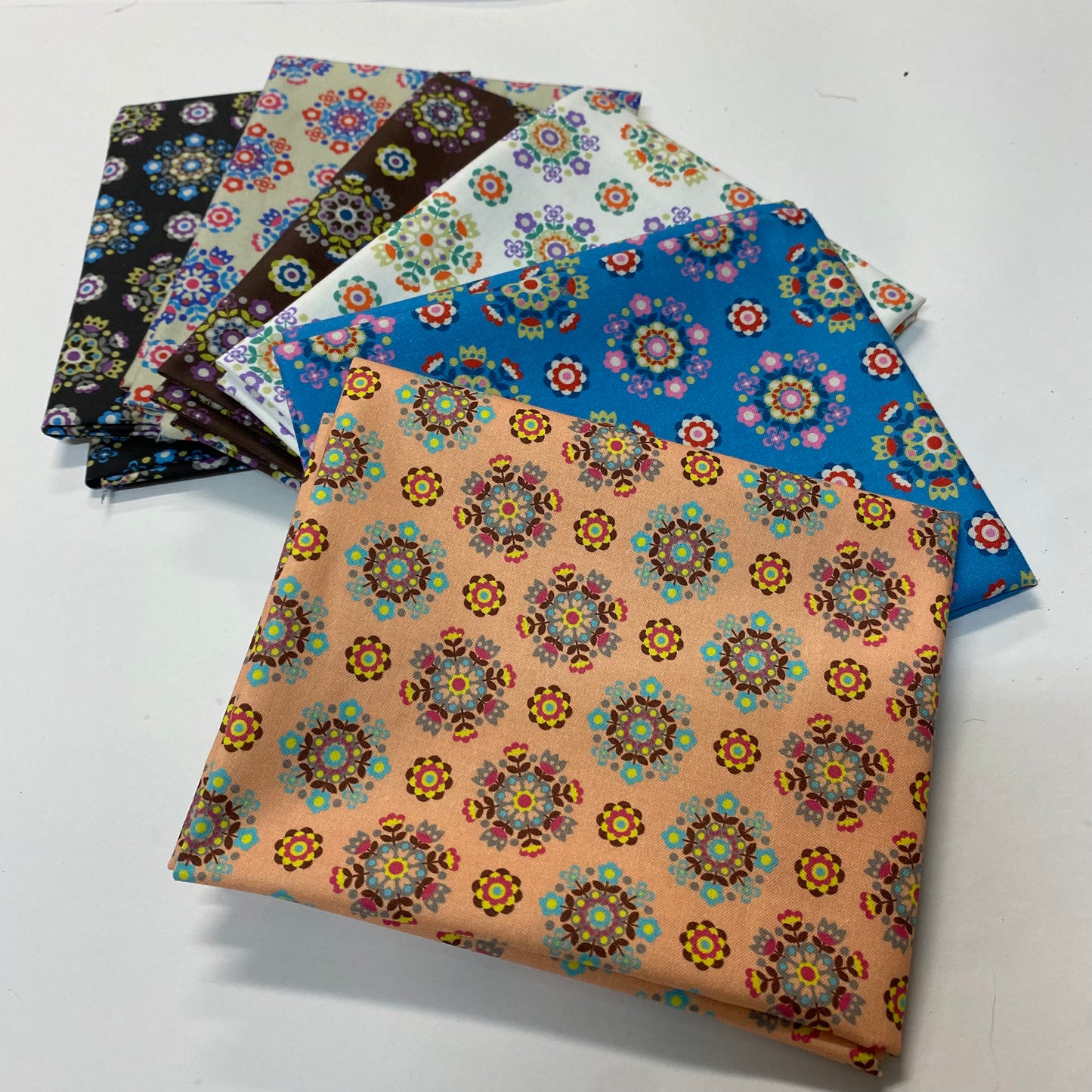 Flower Wheel - Girl Talk Collection Fat Quarter Bundle
