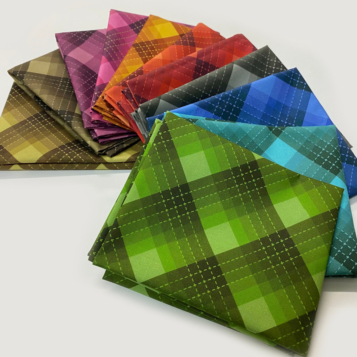Retro Check - Girl Talk Collection Fat Quarter Bundle