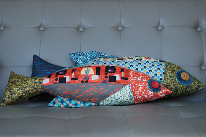Stuffed Fish 1 - PDF Patchwork Sewing Pattern