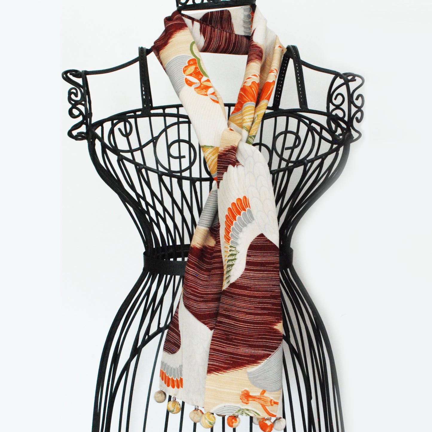 Kimono Silk Scarf - Eagle in the Sky