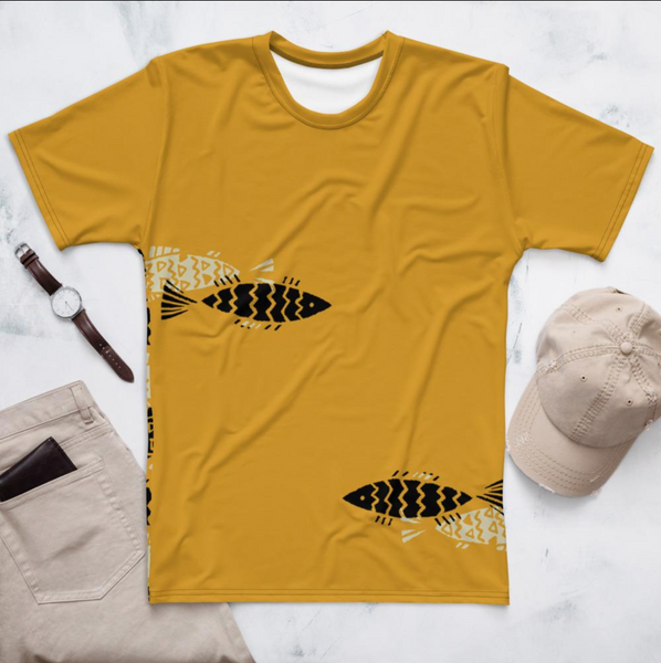 Fishing Day Men's T-shirt / Buttercup