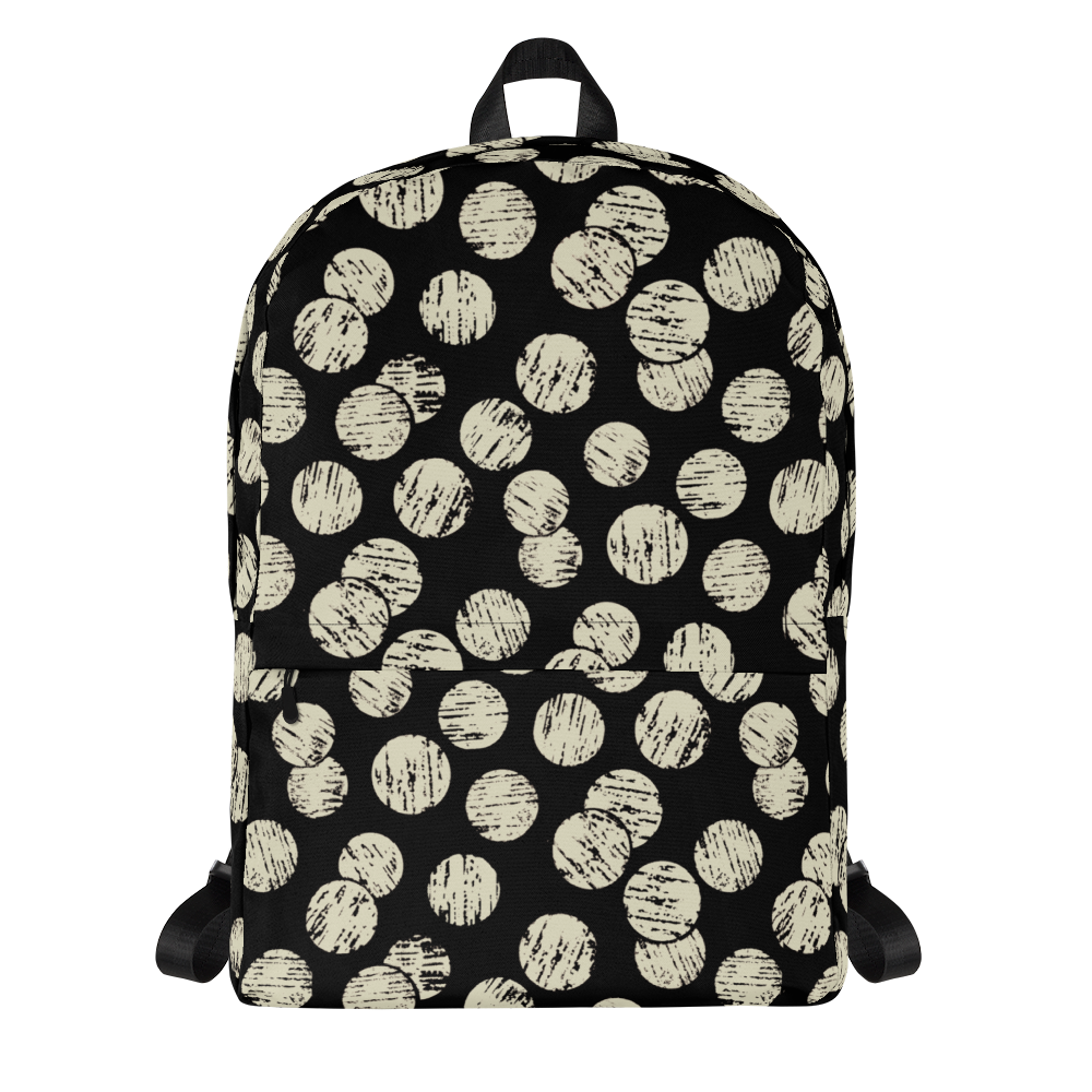 Vintage Dots Backpack / B+W