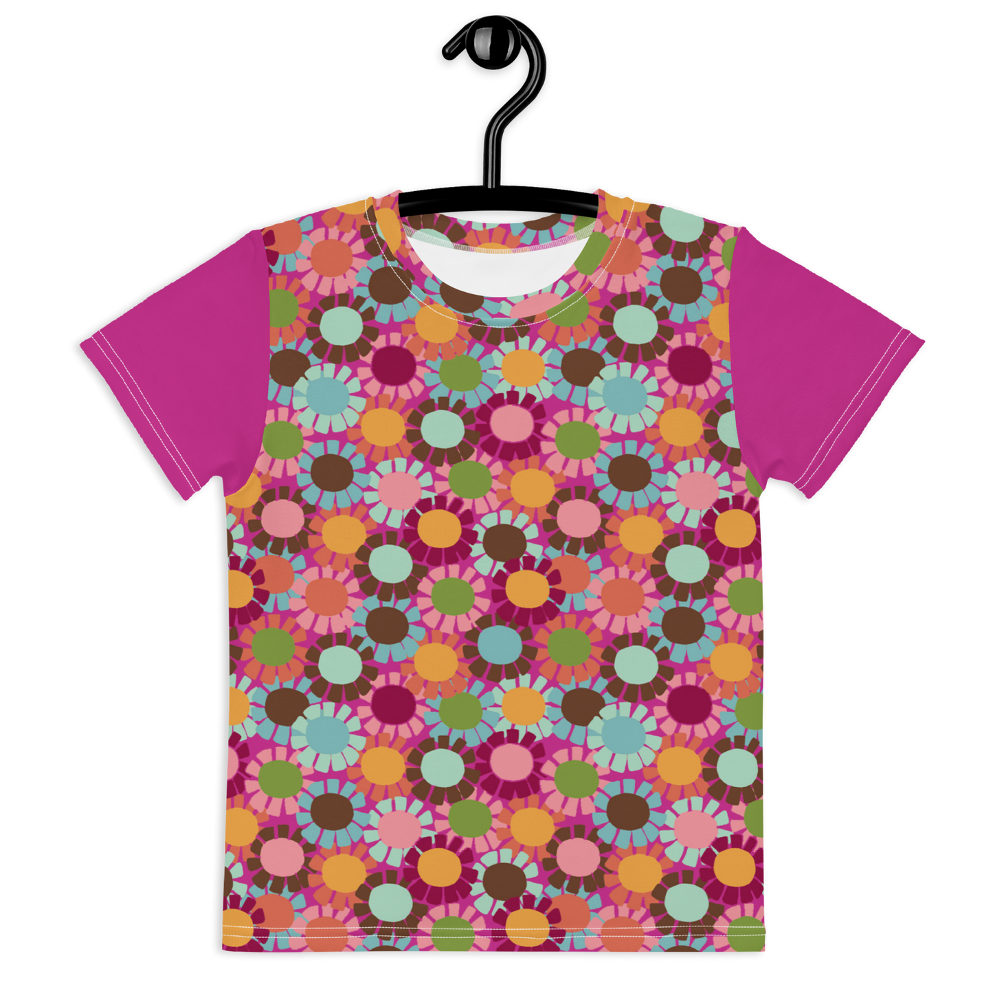 Fringe Daisy Pink Kids T-shirt