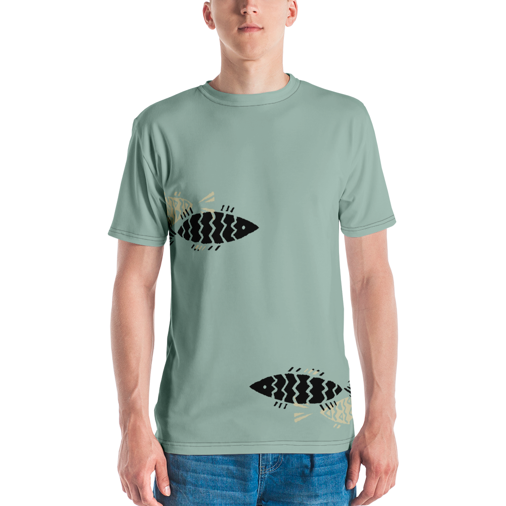 Fishing Day Men's T-shirt / Opal
