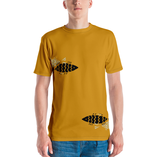 Fishing Day Men's T-shirt / Buttercup