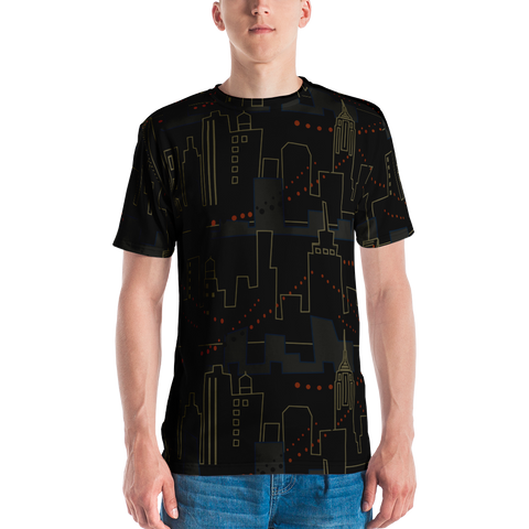 Men's T-shirt / Night City - Black