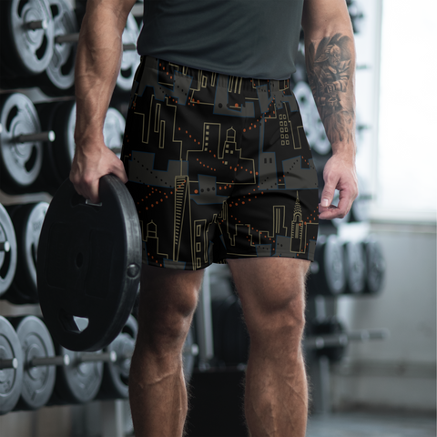Night City Men's Recycled Athletic Shorts