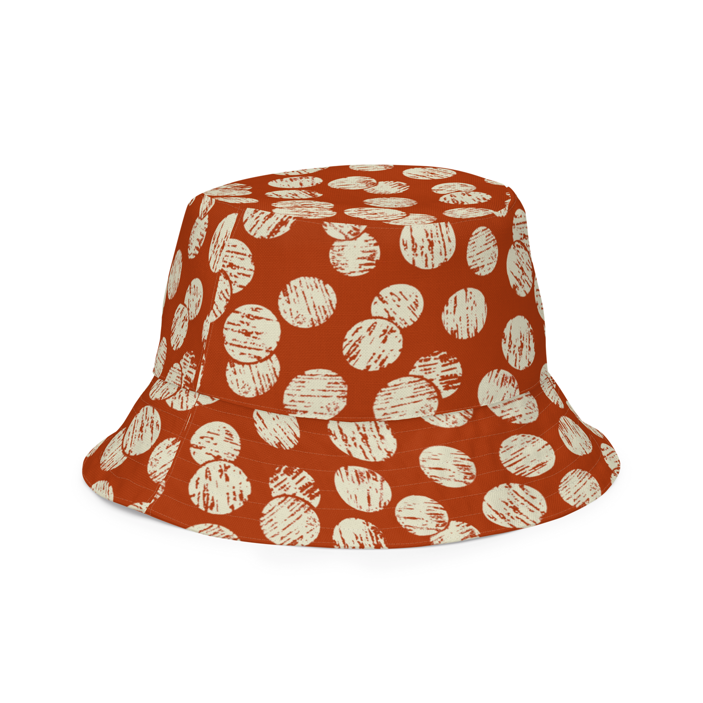 Annaluna Yellow & Vintage Dots Red Reversible bucket hat