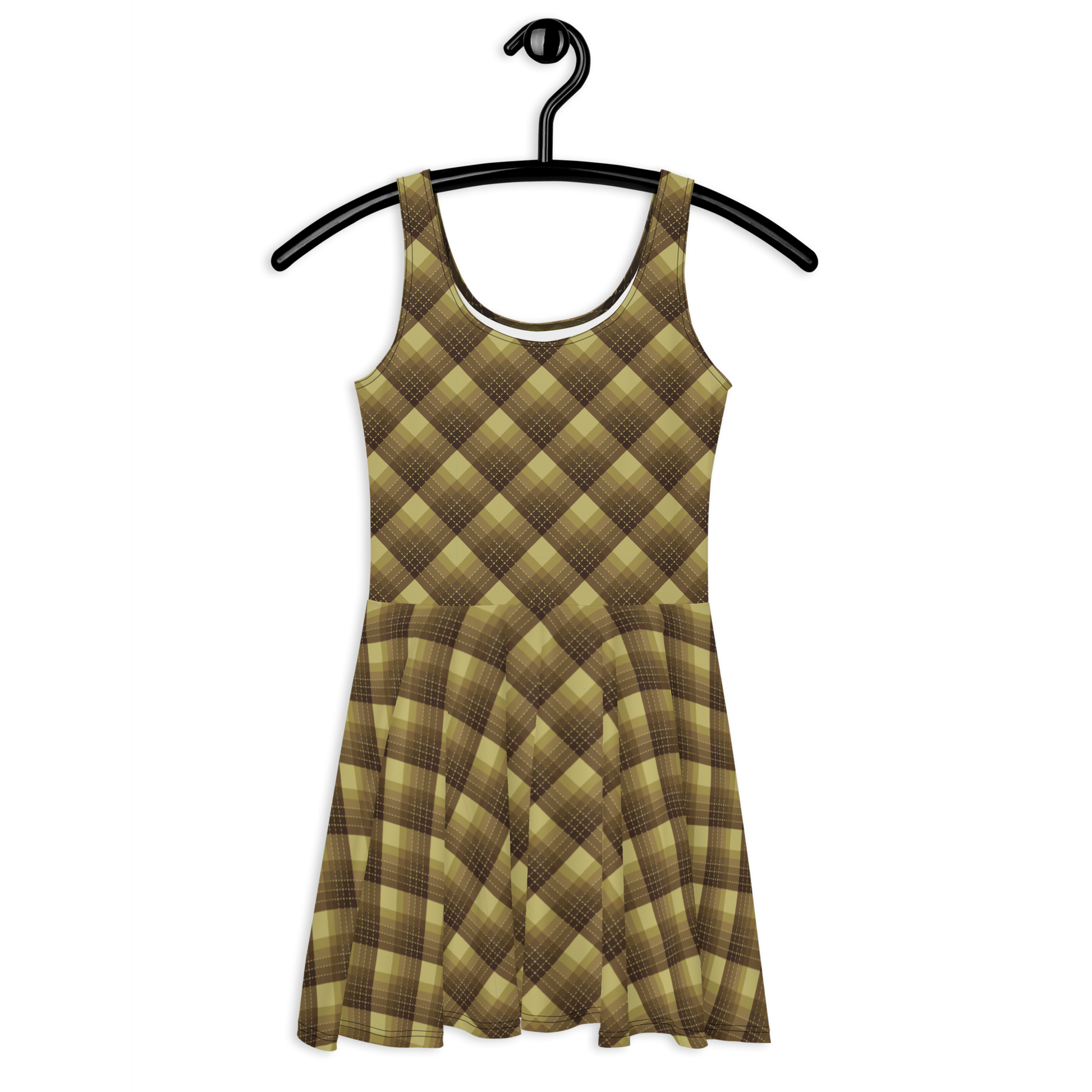 mustard skater dress 2FOR80K) MUSTARD DIAMOND CUT LACE SKATER DRESS