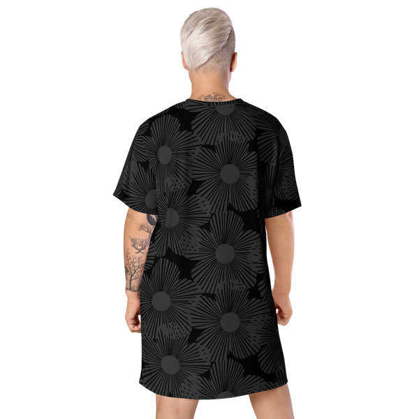 T-shirt dress - Diddy Flower / Black