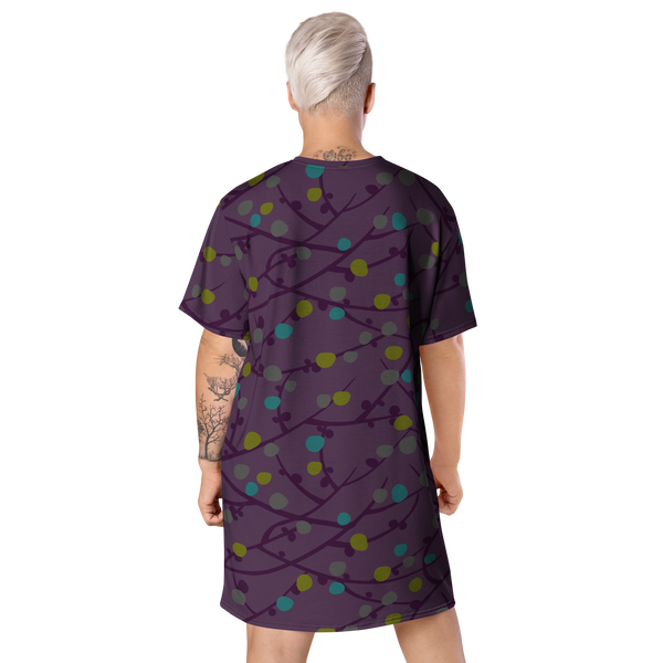 Annaluna T-shirt dress / Purple