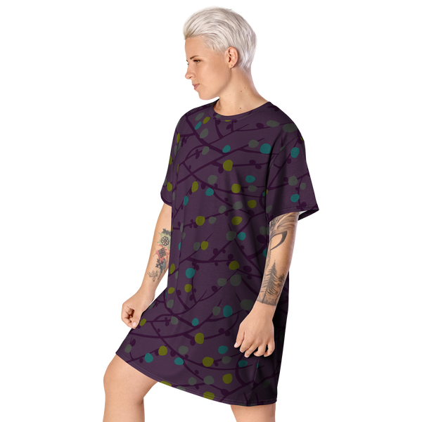 Annaluna T-shirt dress / Purple