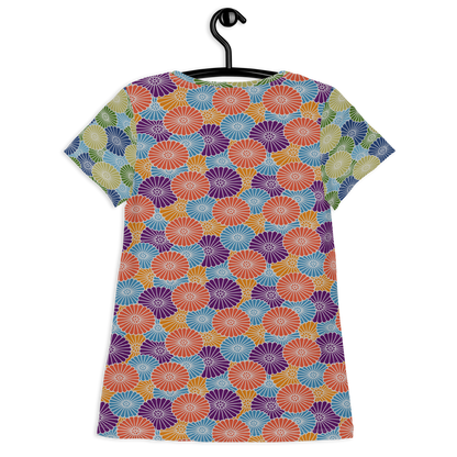 Mum Orange Athletic T-shirt