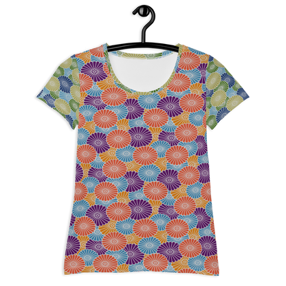 Mum Orange Athletic T-shirt