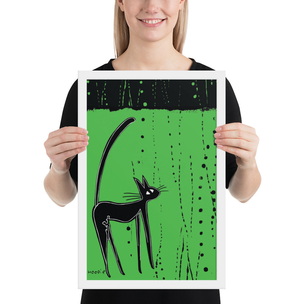 Helper Cat on Green