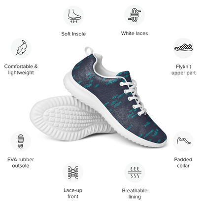 Small Fish Navy men athletic shoes