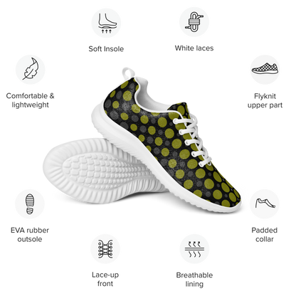 Ombre Dots athletic shoes