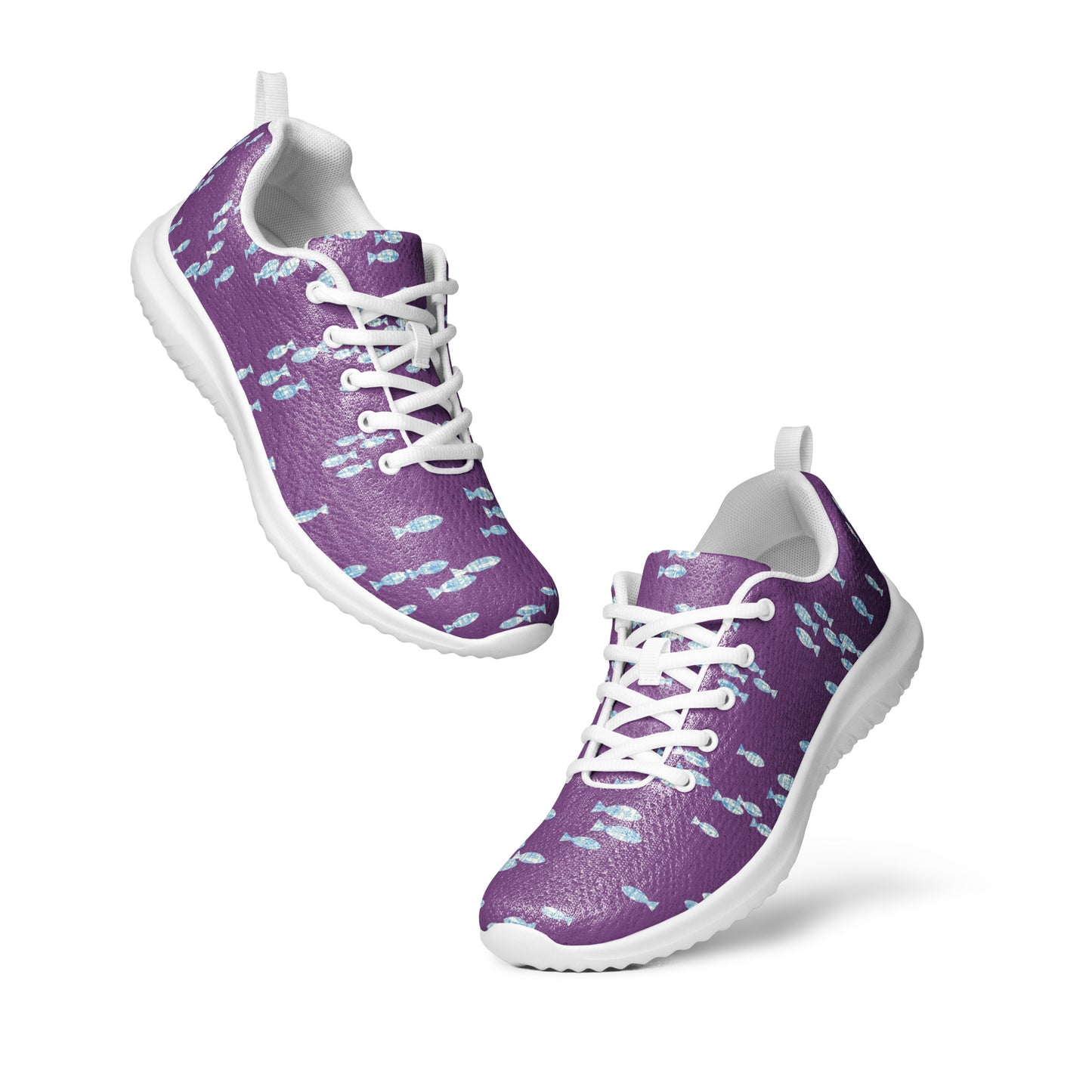 Small Fish Purple women athletic shoes