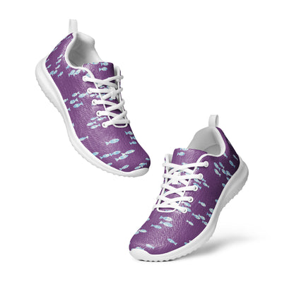 Small Fish Purple women athletic shoes