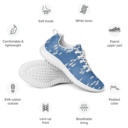 Little fish Blue women athletic shoes