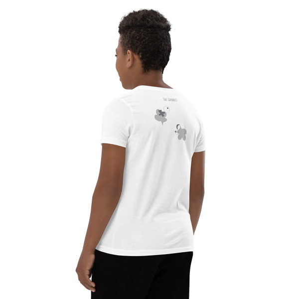 Catch of the day - Youth Short Sleeve T-Shirt Grey & White