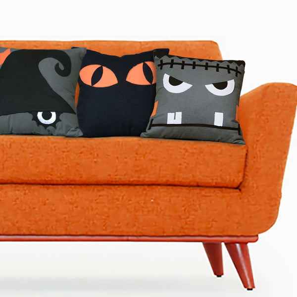 DIY -  Fun Modern Halloween Pillow / Sewing Pattern PDF File