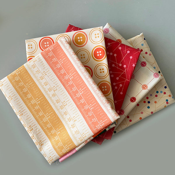 Five Fat Quarters in the Box - Sewing Mood