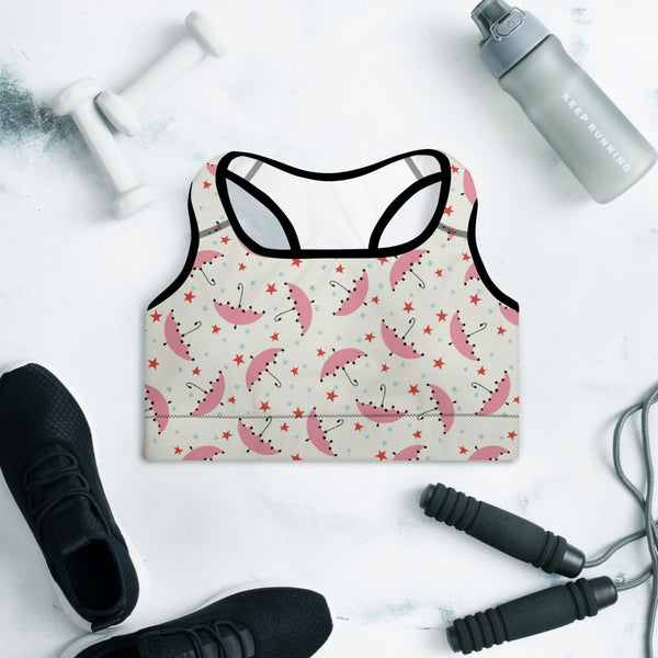 Padded Sports Bra - Umbrella
