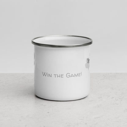 Win the Game! Enamel Mug